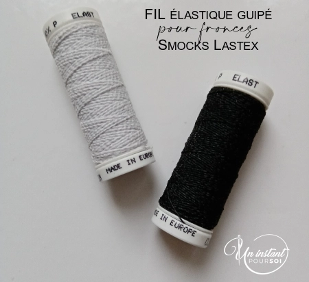 Fil à coudre élastique à smocks PRYM 0,5mm - gris clair – ikatee