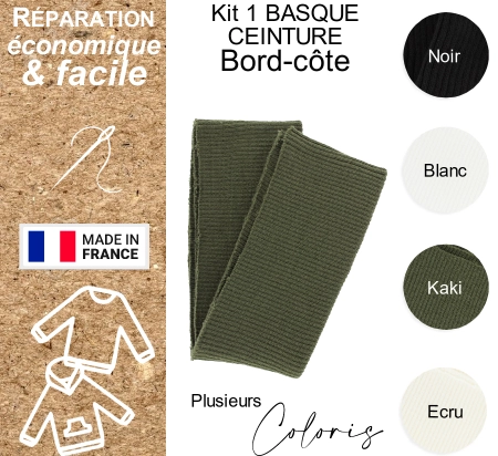 Kit 1 basque ceinture bord-côte