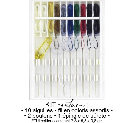 Kit essentiel de  couture format de poche