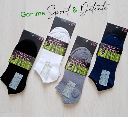 "Fitness bambou" pack 2 paires