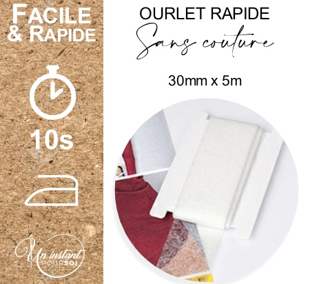 Ourlet rapide  • Sans couture