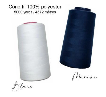 Cône fil polyester