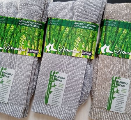 Chaussettes homme "Outdoor Bambou" pack de 3 paires