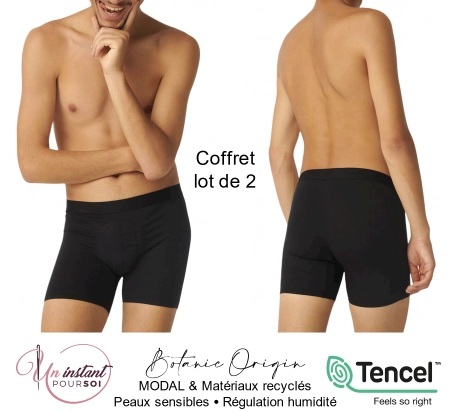 SHORT "Ever Soft" • Coffret 2 pièces • Noir