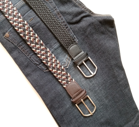 Ceinture tressée élastique "JEREMY"