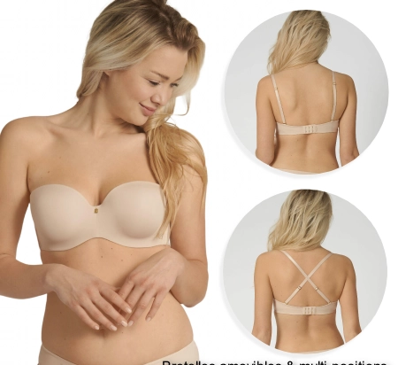 Soutien-gorge bretelles amovibles & multipositions