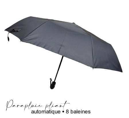 Parapluie pliant "MAN" noir