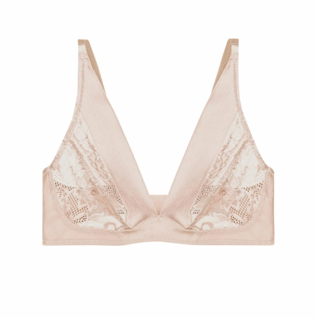 Soutien-gorge sans armatures vivd spotlight beige vanille Triumph