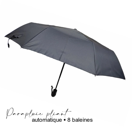 Trencool Parapluie pliant. Lit parapluie. Parapluie Homme Anti Vent Grand. Parapluie  Homme Noir Automatique XXL 90-95 cm et 110-120 cm. : : Mode