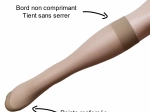 Mi-bas 15 Den • Naturel • Pack 2 paires